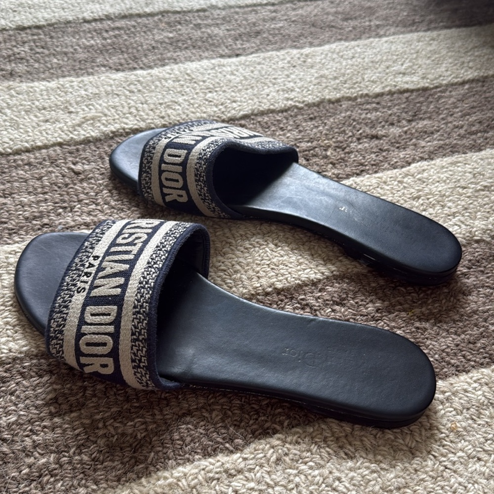 Christian Dior blue sandals - Picture 3 of 4